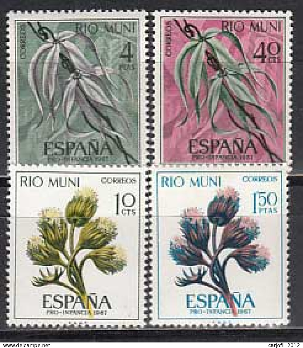 Rio Muni Correo 1967 Edifil 76/9 ** Mnh - Rio Muni