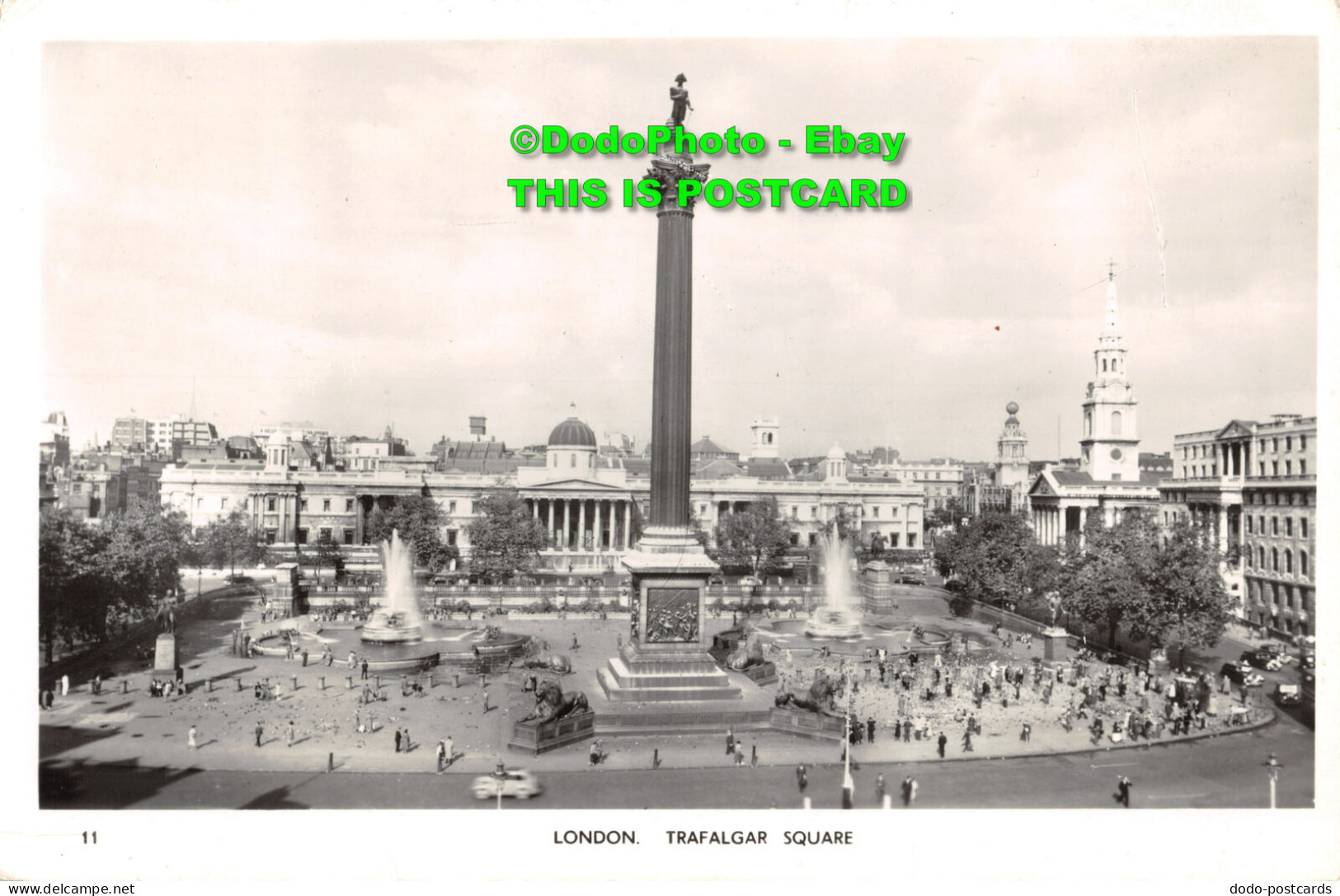 R455122 11. London. Trafalgar Square. Masons Alpha Series. RP - Sonstige & Ohne Zuordnung