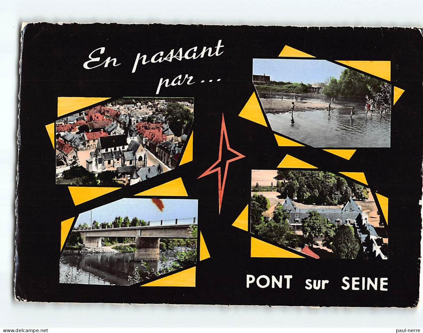 PONT SUR SEINE : Carte Souvenir - état - Sonstige & Ohne Zuordnung