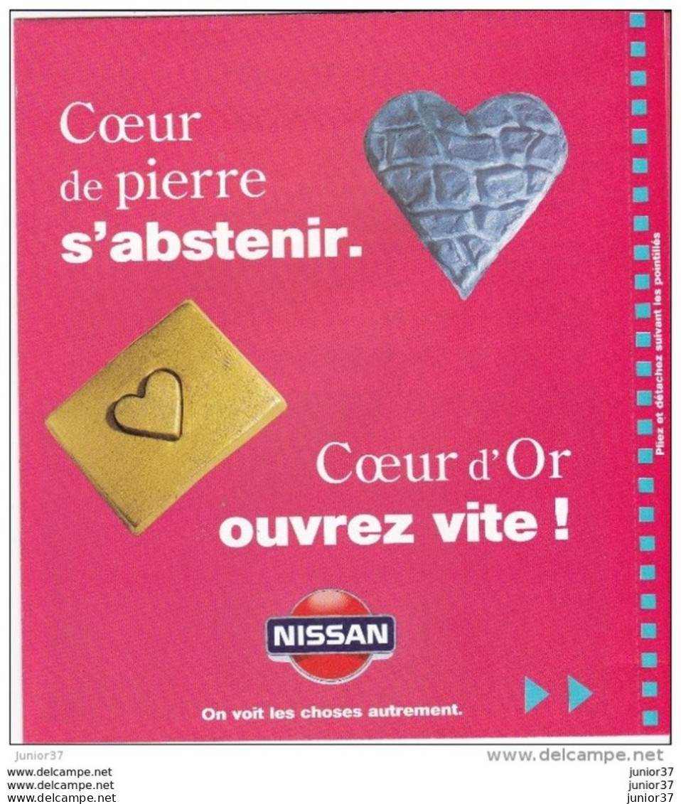 Dépliant Nissan, Coeur D'Or,1996, Micra, Almera, Primera, Serena - Reclame