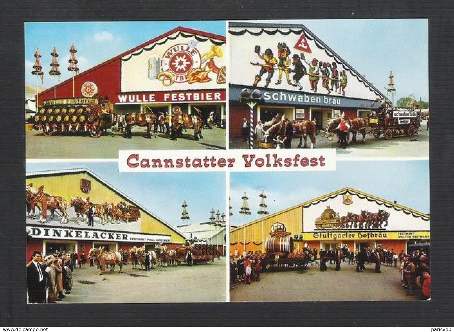 CANNSTATTER VOLKSFEST  - ALTE KARTE / OUDE POSTKAART / VIEILLE CPA  (D 076) - Stuttgart