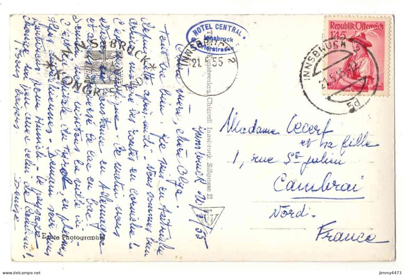 CPA - INNSBRUCK En 1955 - Maria Theresiennestrasse M. Nordkatte - - Innsbruck