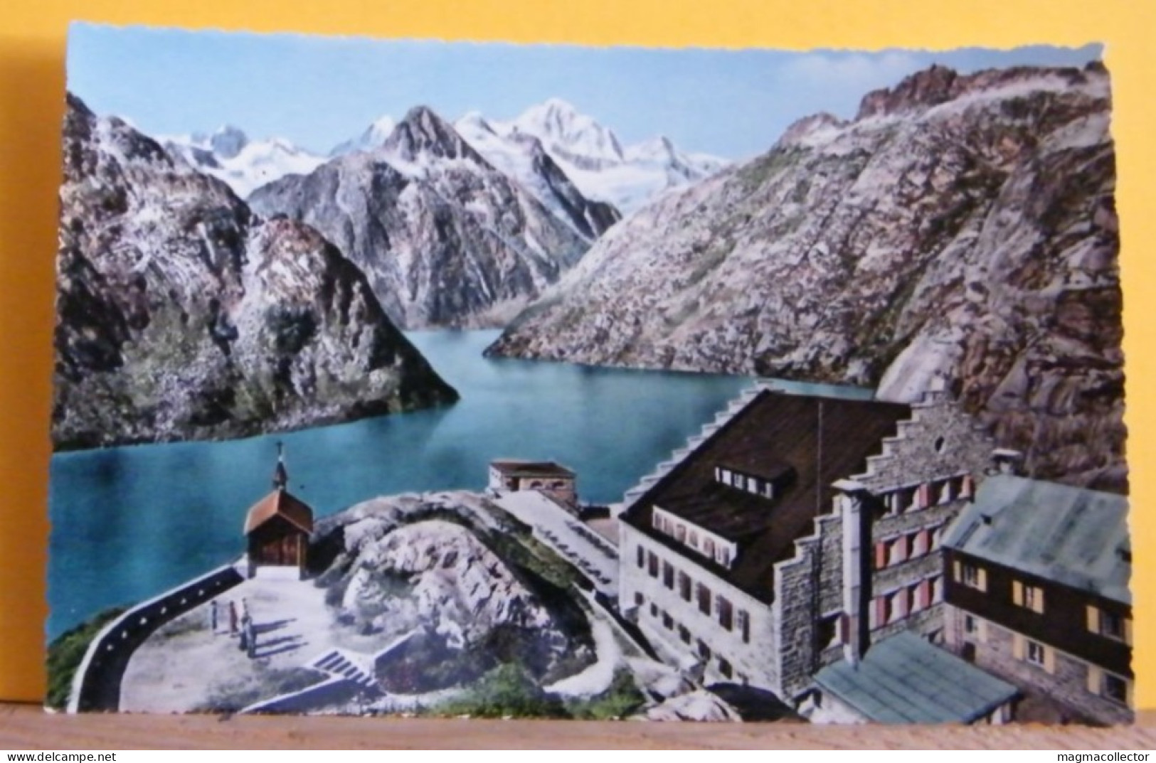 (GRI2) GRIMSEL- HOSPIZ - BLICK AUF FINSTERAARHORN - NON VIAGGIATA - Innertkirchen