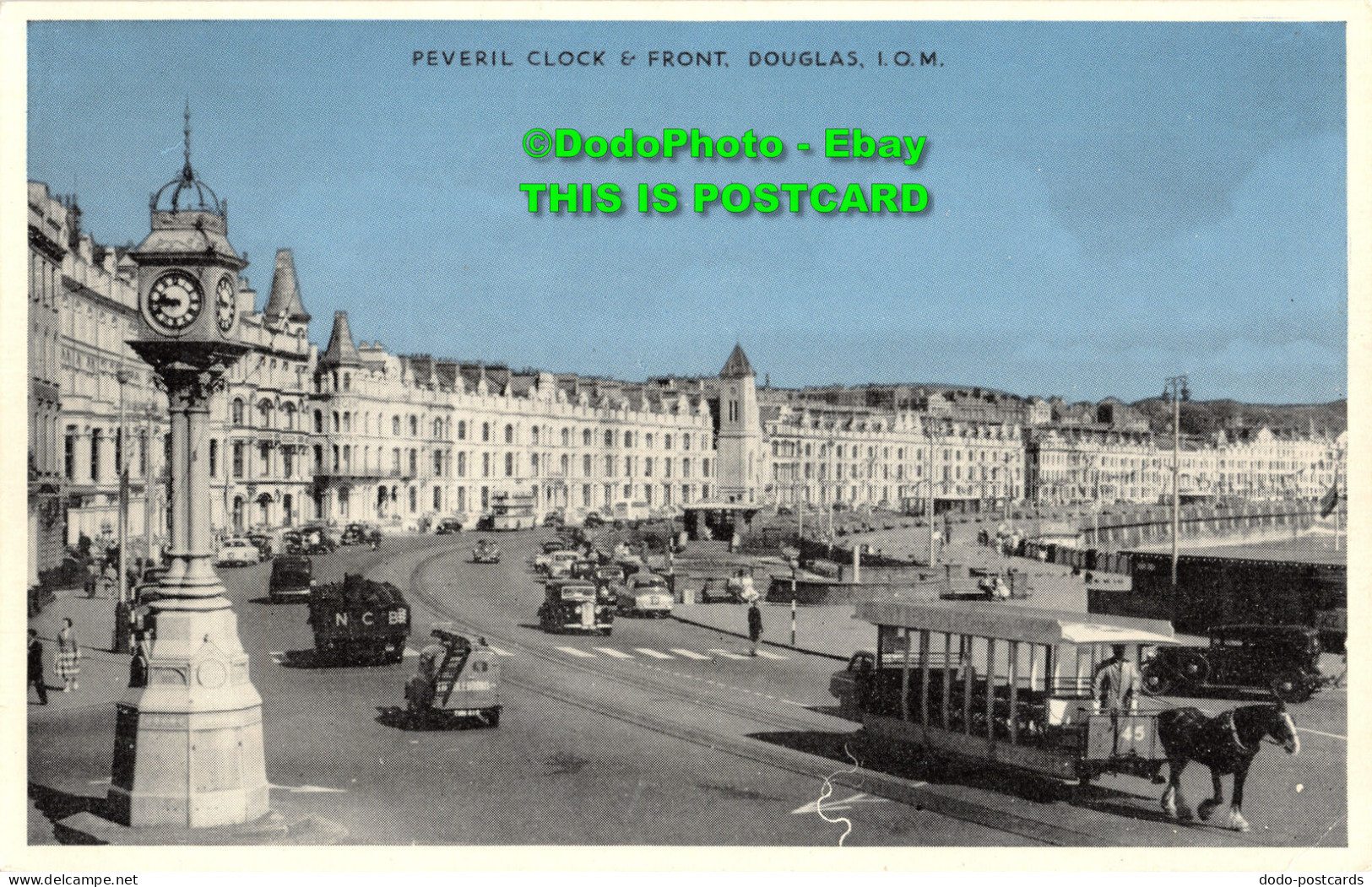 R455383 Peveril Clock And Front. Douglas. I. O. M. Dennis. 56. Photoblue - World
