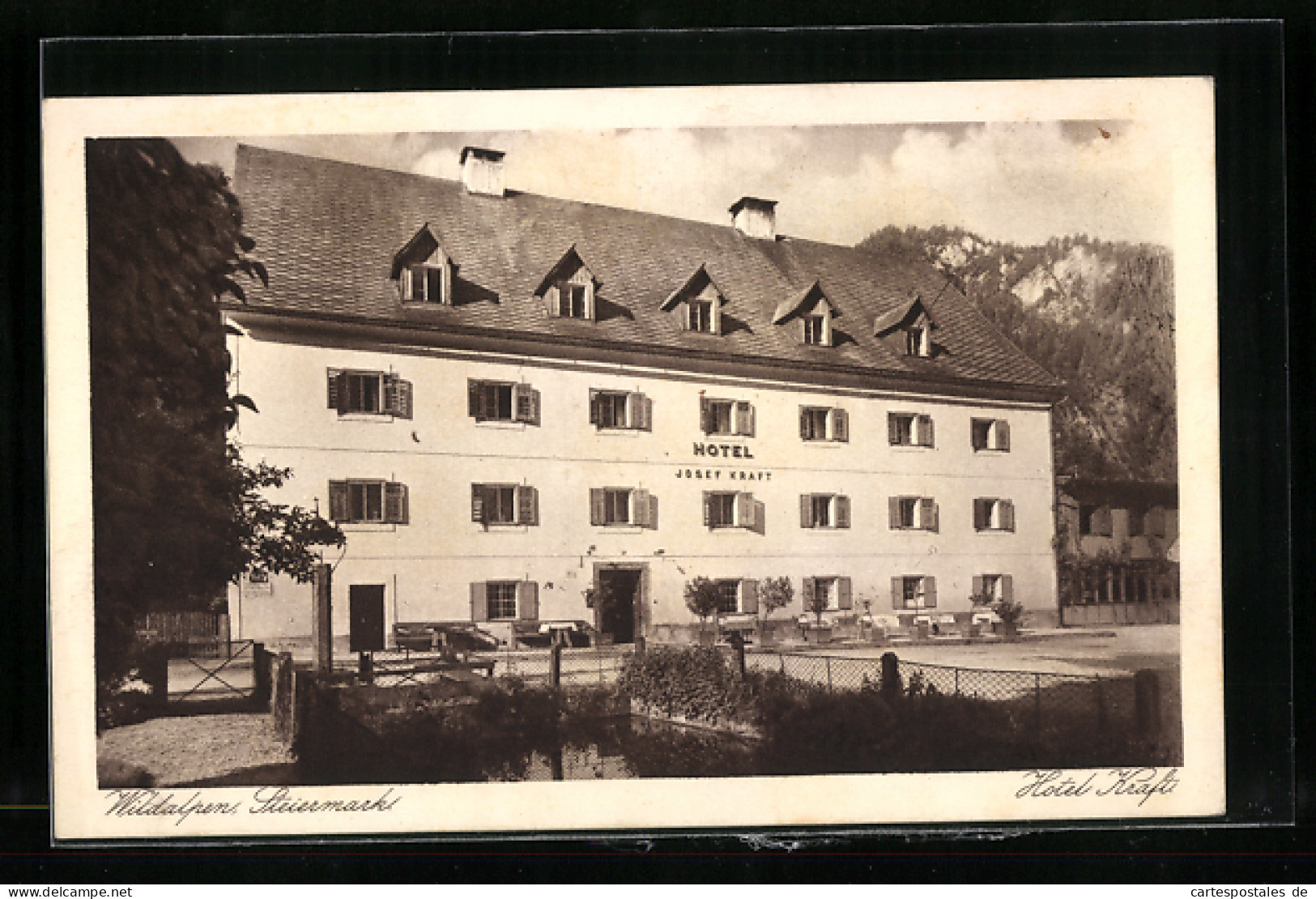 AK Wildalpen, Blick Auf Das Hotel Kraft  - Other & Unclassified