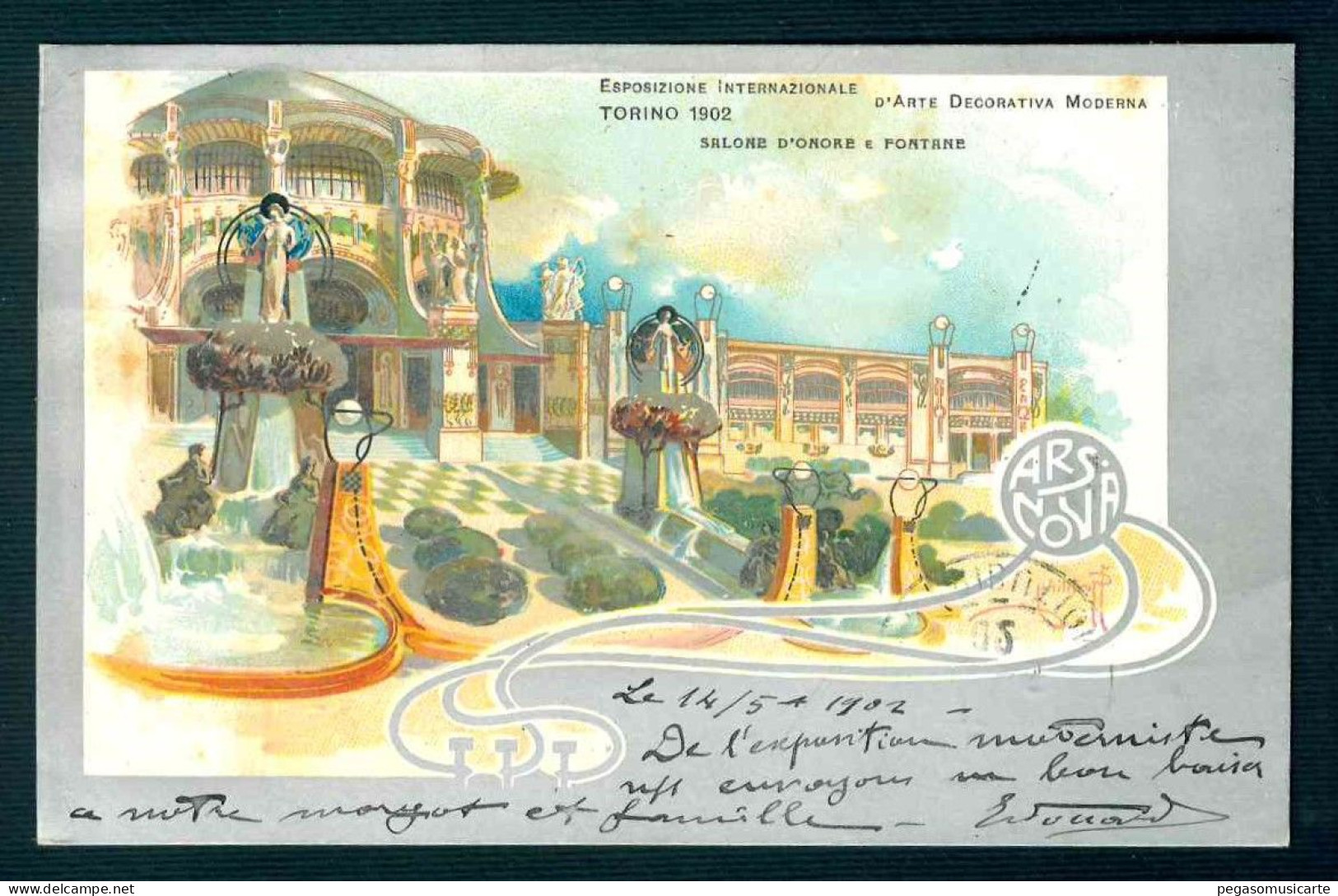 BK041  ESPOSIZIONE INTERNAZIONALE D'ARTE DECORATIVA MODERNA TORINO 1902 - Expositions
