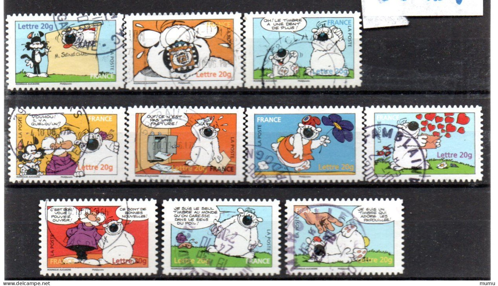 FRANCE OB CACHET ROND YT N° 86/95 - Used Stamps