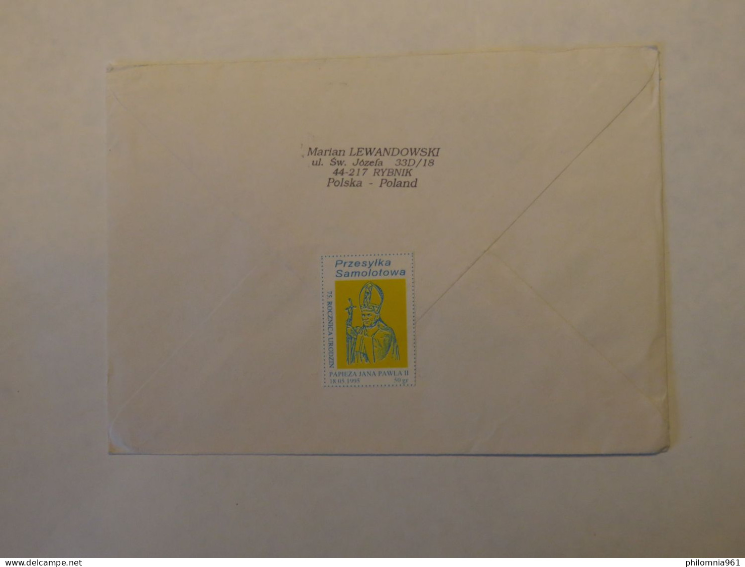 POLAND AIRMAIL COVER TO CROATIA 1998 - Other & Unclassified