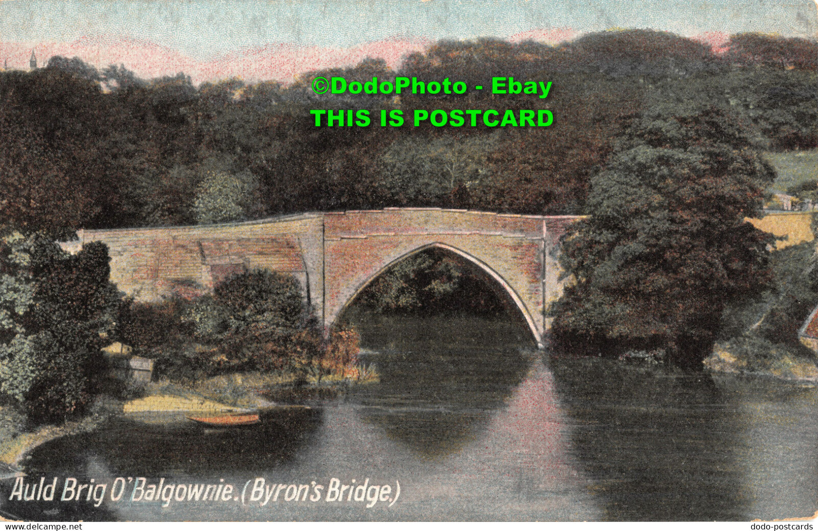 R455460 Auld Brig O Balgownie. Byrons Bridge. J. W. B. Series No. 306. Commercia - Monde