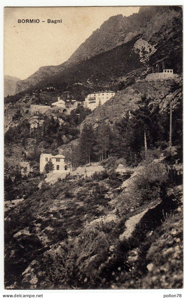 BORMIO - BAGNI - SONDRIO - 1924 - Vedi Retro - Formato Piccolo - Sondrio