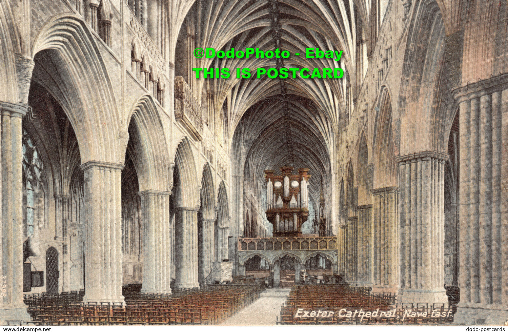 R455474 37998. Exeter Cathedral. Nave East. Friths Series - Monde