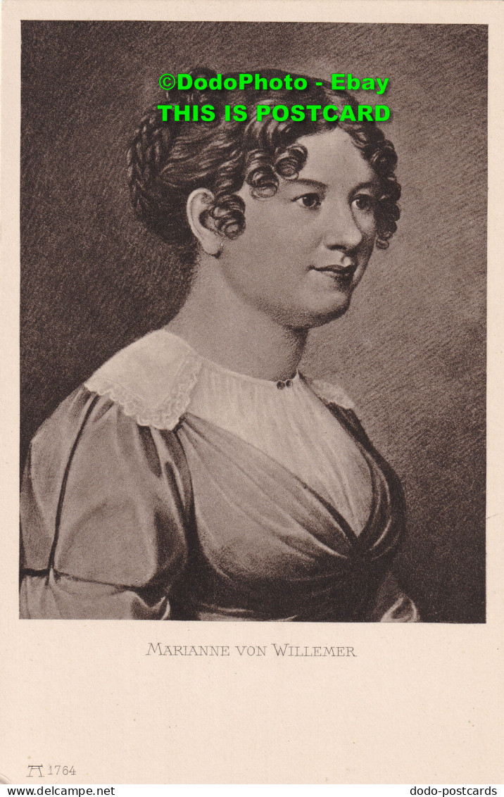 R455686 Marianne Von Willemer. A. 1764. F. A. Ackermanns. Series 146. Goethes Fr - Monde