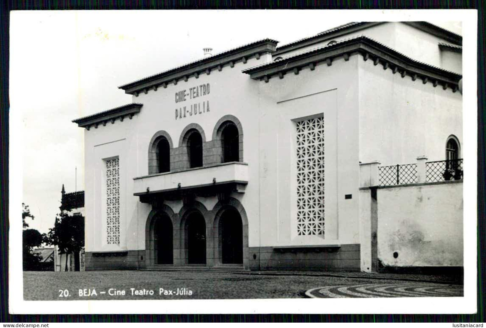 BEJA  - TEATRO -  Cine Teatro Pax-Júlia.  ( Ed. Da Papelaria Correia Nº 20) Carte Postale - Beja
