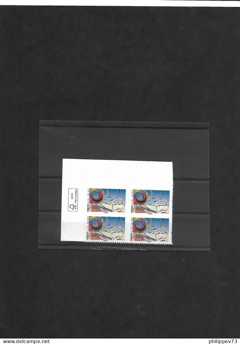 TP Autoadhésif  " Dynamiques " N° 933A X 4 Année 2014 N** - Unused Stamps