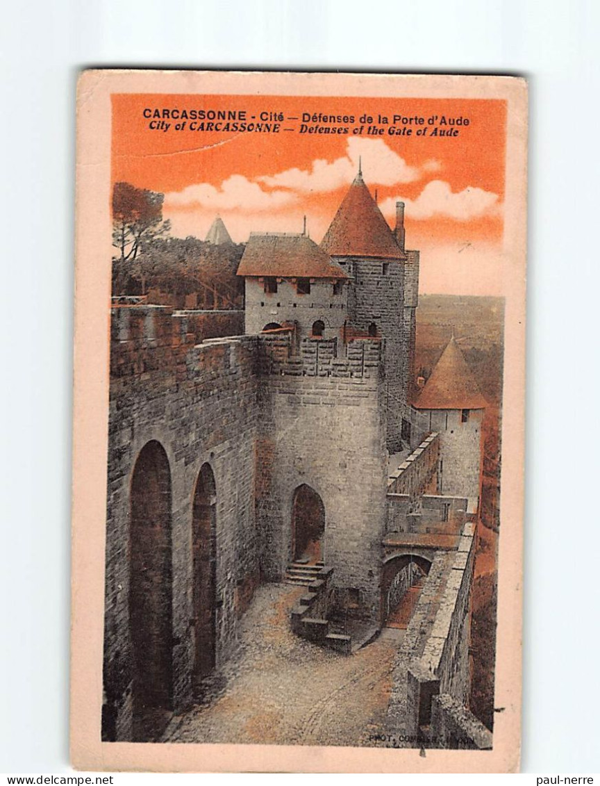 CARCASSONNE : Défenses De La Porte D'Aude - état - Carcassonne