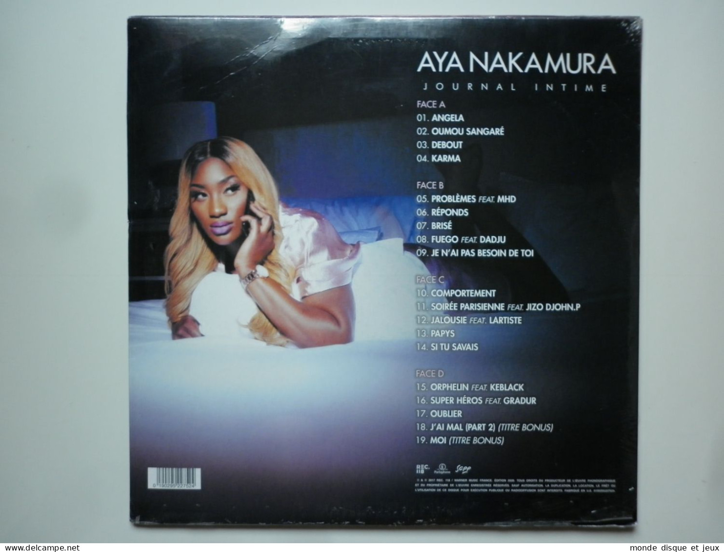 Aya Nakamura Album Double 33Tours Vinyles Journal Intime Réédition Vinyle Rose - Otros - Canción Francesa