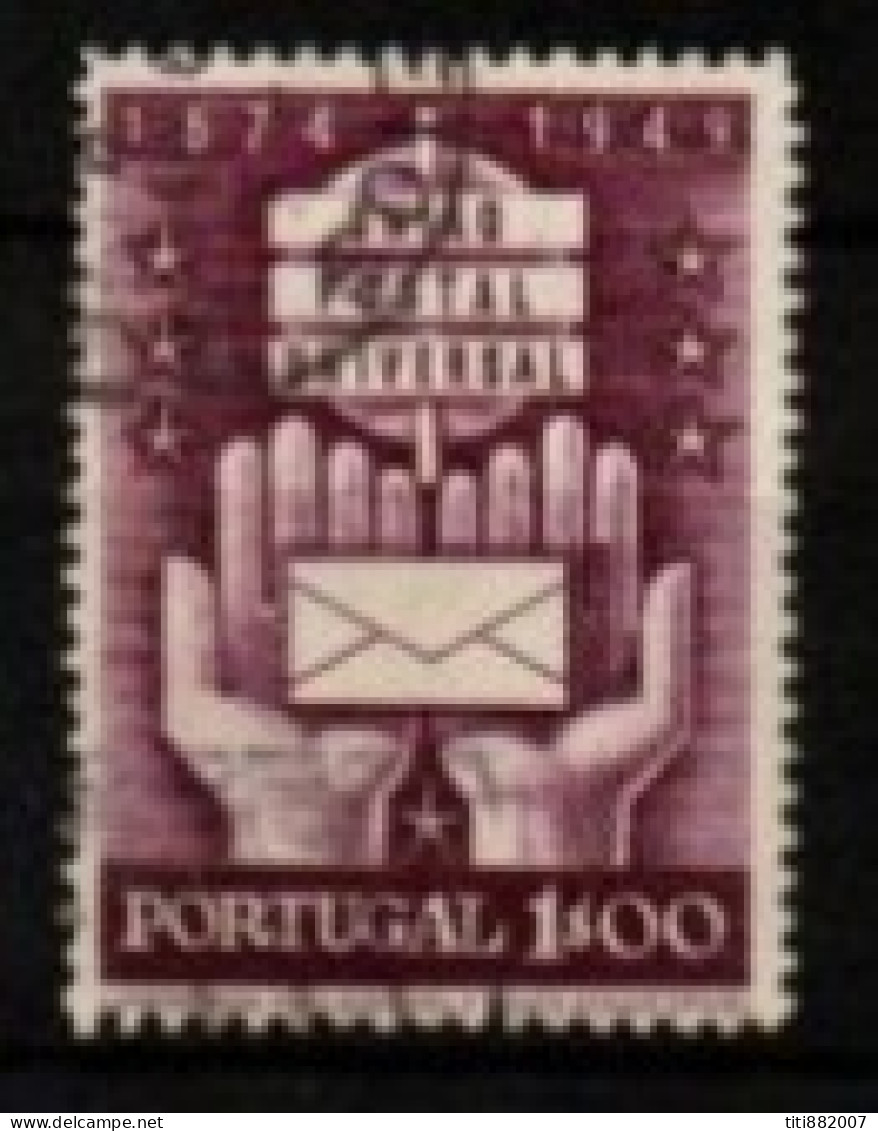 PORTUGAL  -   1949.  Y&T N° 726 Oblitéré.  U.P.U. /  Mains - Gebraucht
