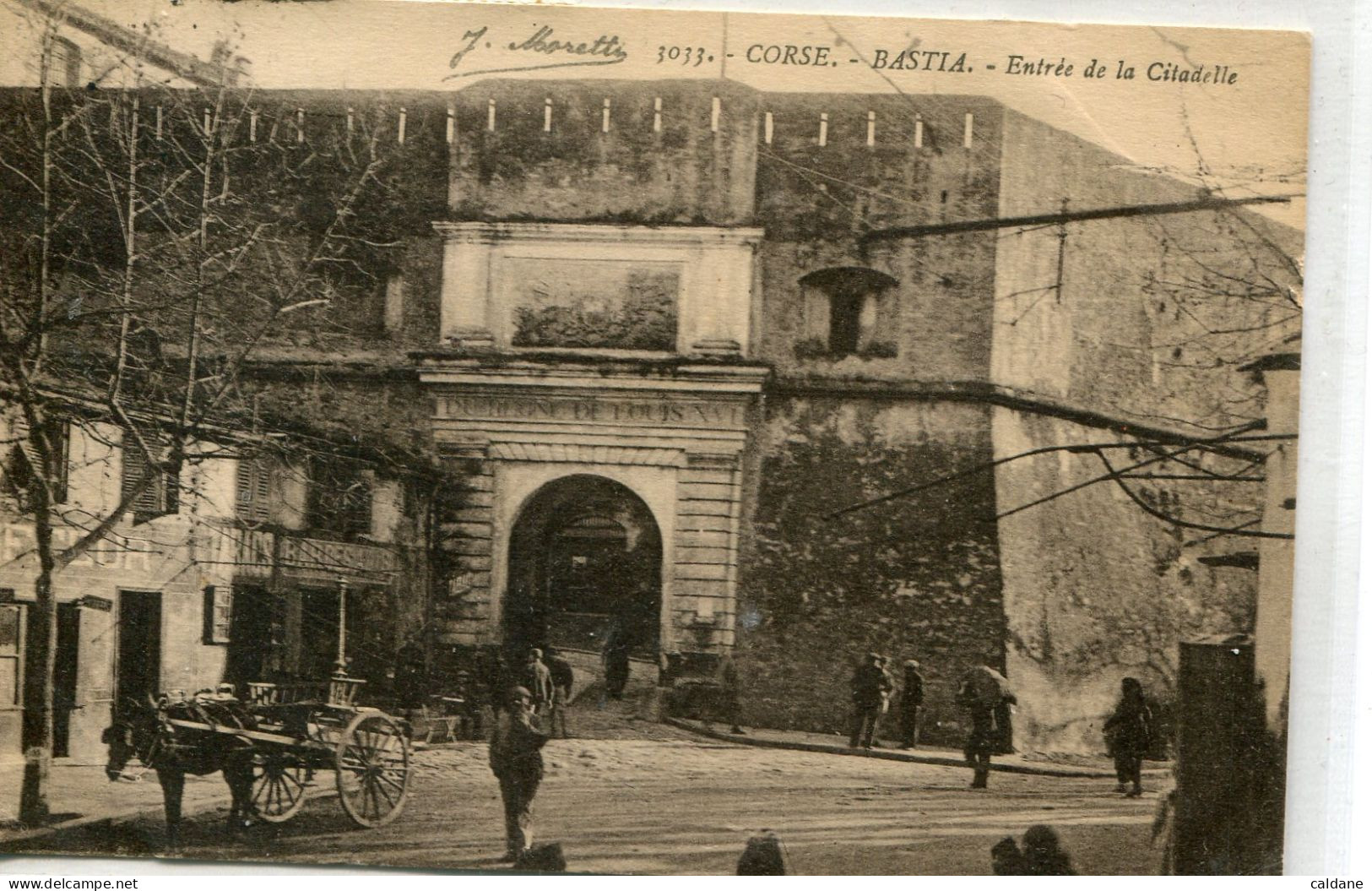 2B- CORSE - BASTIA -  Entrée De La Citadelle - Bastia