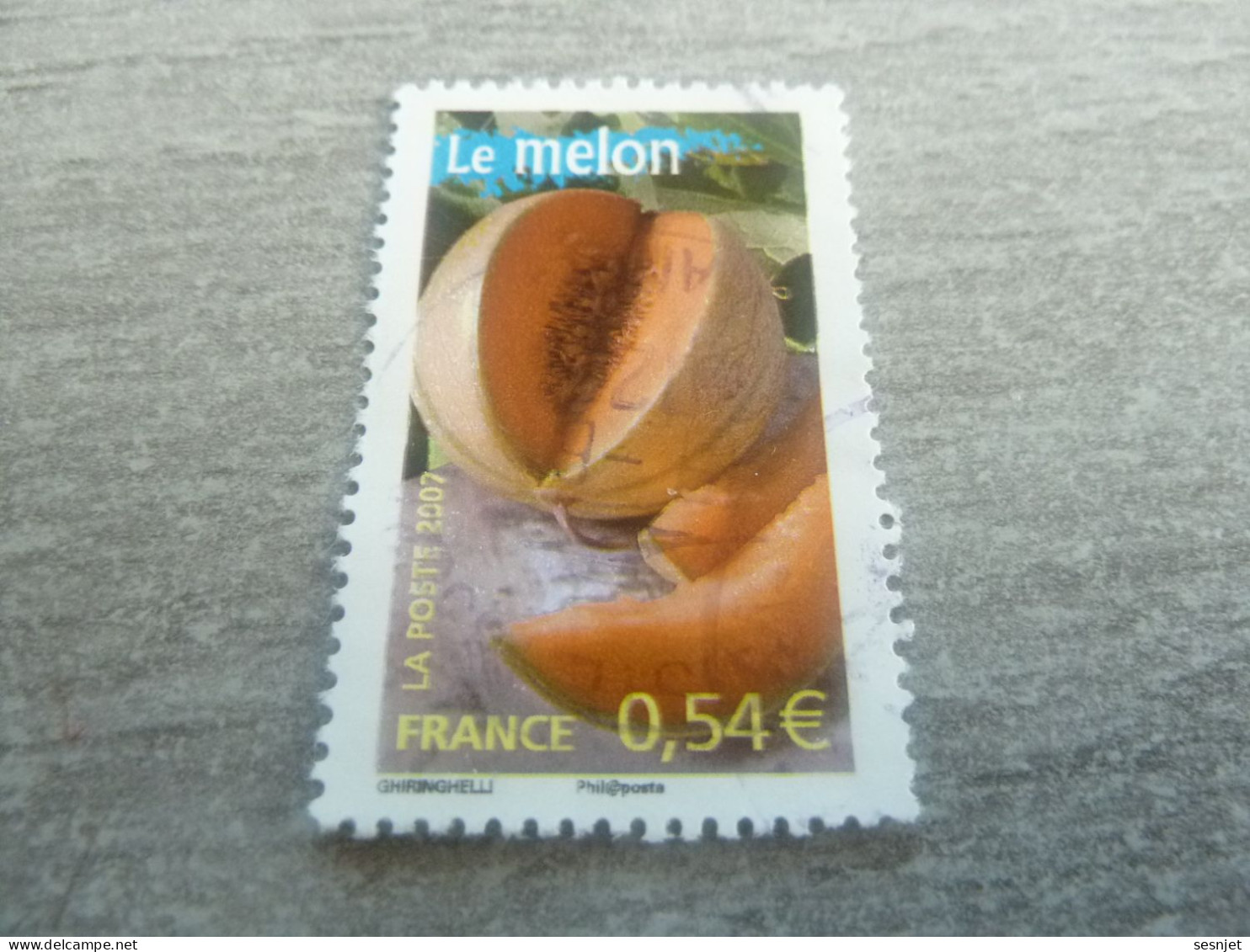 Le Melon - Portraits De Régions - France à Vivre - 0.54 € - Yt 4103 - Multicolore - Oblitéré - Année 2007 - - Food