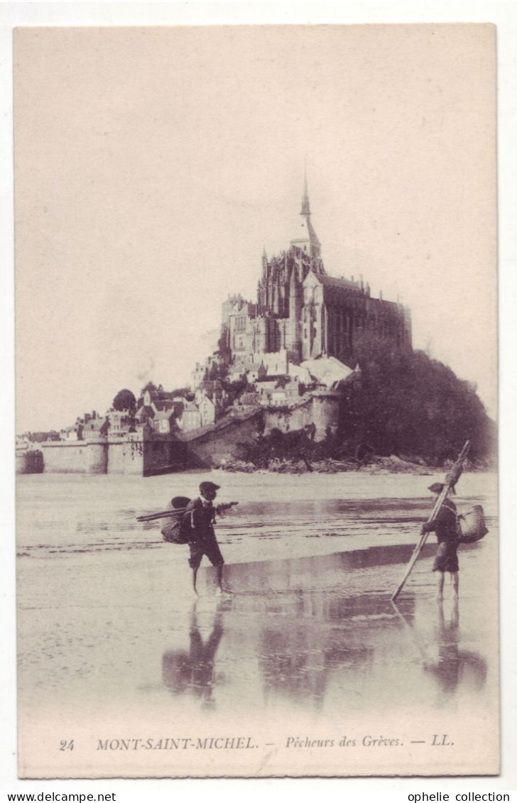 France - 50 - Le Mont Saint-Michel - Pêcheurs Des Grèves - 7087 - Le Mont Saint Michel