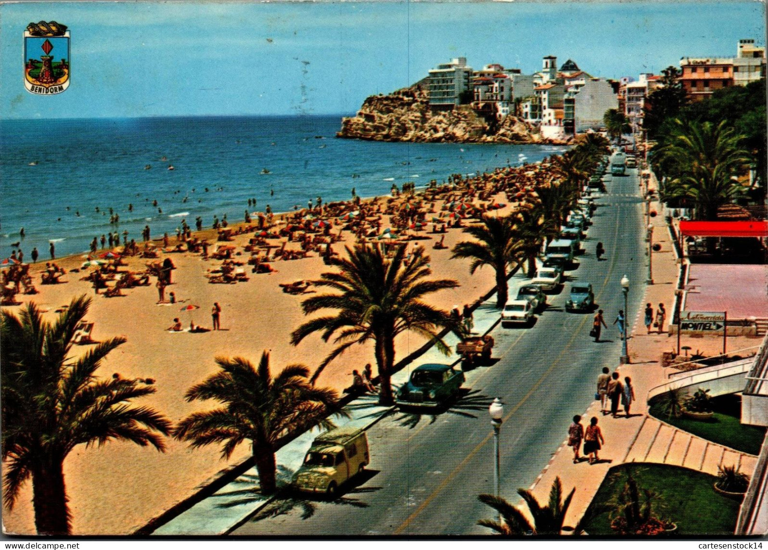 N°42464 Z -cpsm Benidorm -nombreuses Voitures- - Voitures De Tourisme