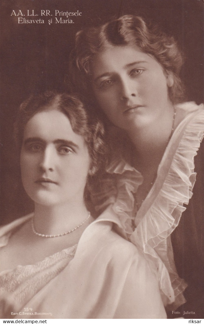 ROUMANIE(FAMILLE ROYALE) ELISAVETA ET MARIA - Roumanie