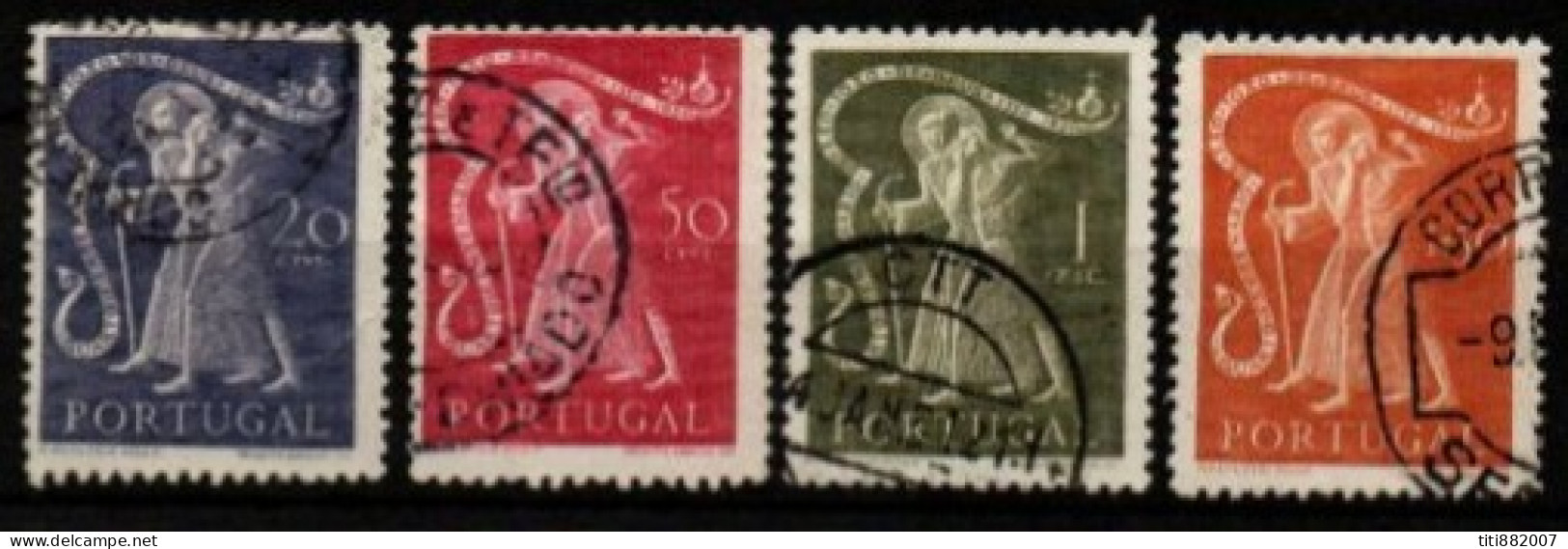 PORTUGAL  -   1950.  Y&T N° 734 à 737  Oblitérés.   St Jean De Dieu - Used Stamps