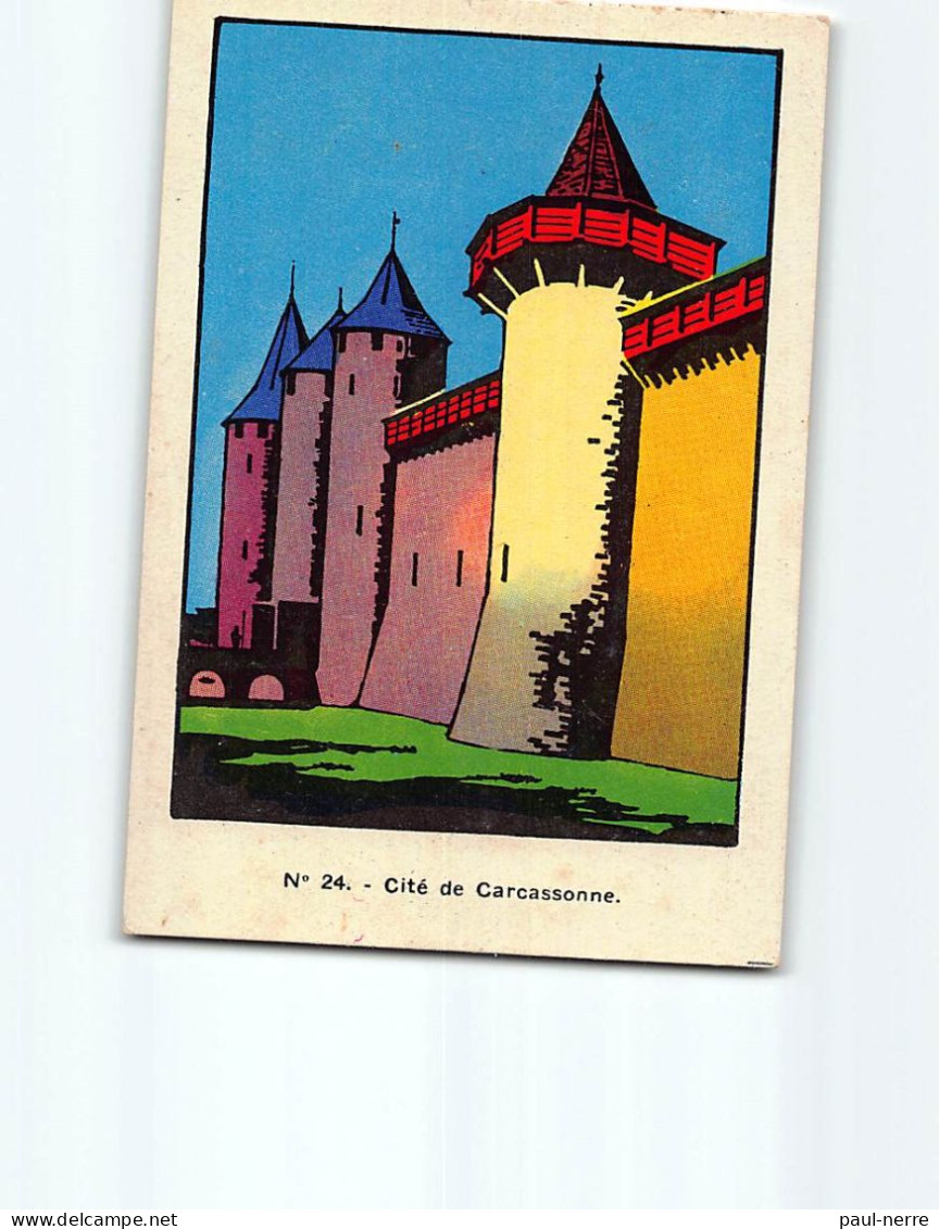 Cité De CARCASSONNE, Carte Dessinée - Très Bon état - Carcassonne