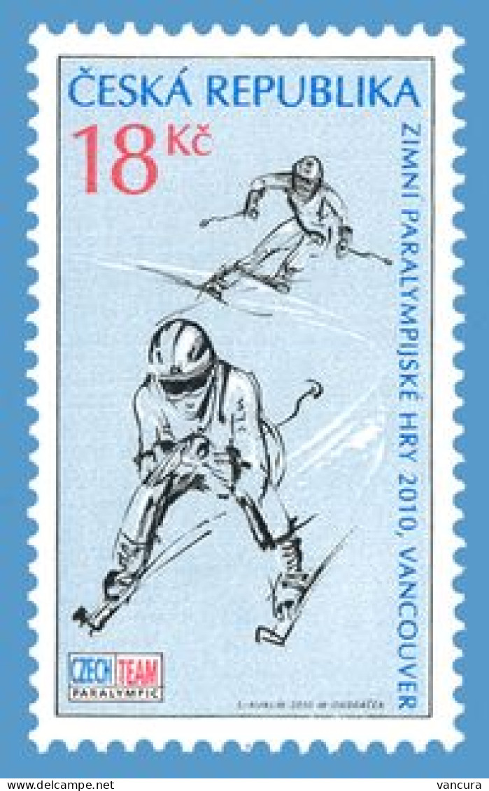 ** 622 Czech Republic  Vancouver Winter Paralympic Games 2010 - Unused Stamps