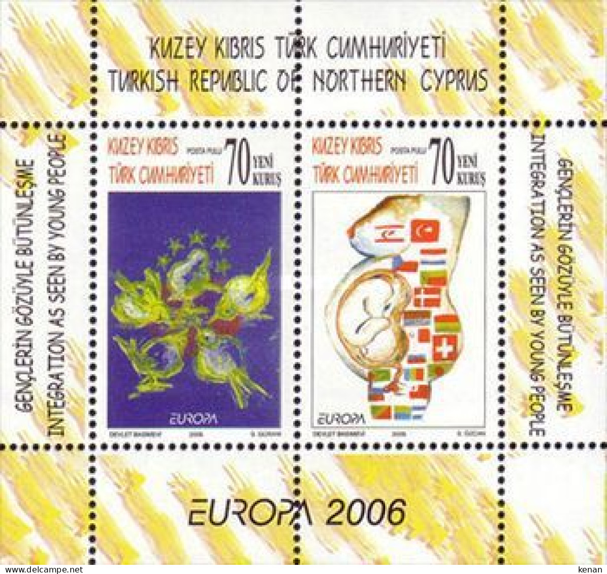 Cyprus (Turkey); 2006, Mi: Block 25A (MNH) - Neufs