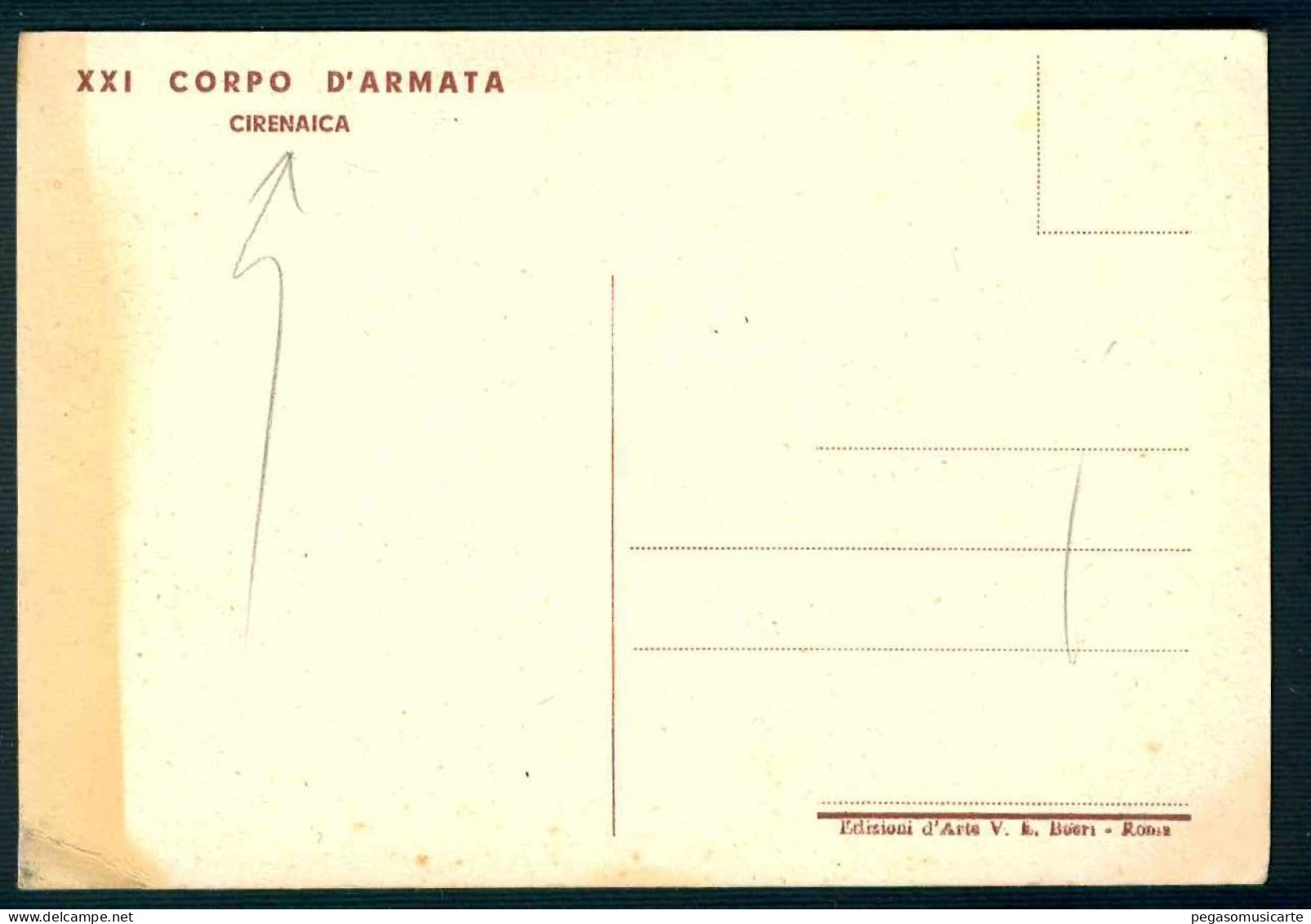 BK048  XXI CORPO D'ARMATA CIRENAICA COLONIALE REGGIMENTALE - Regiments