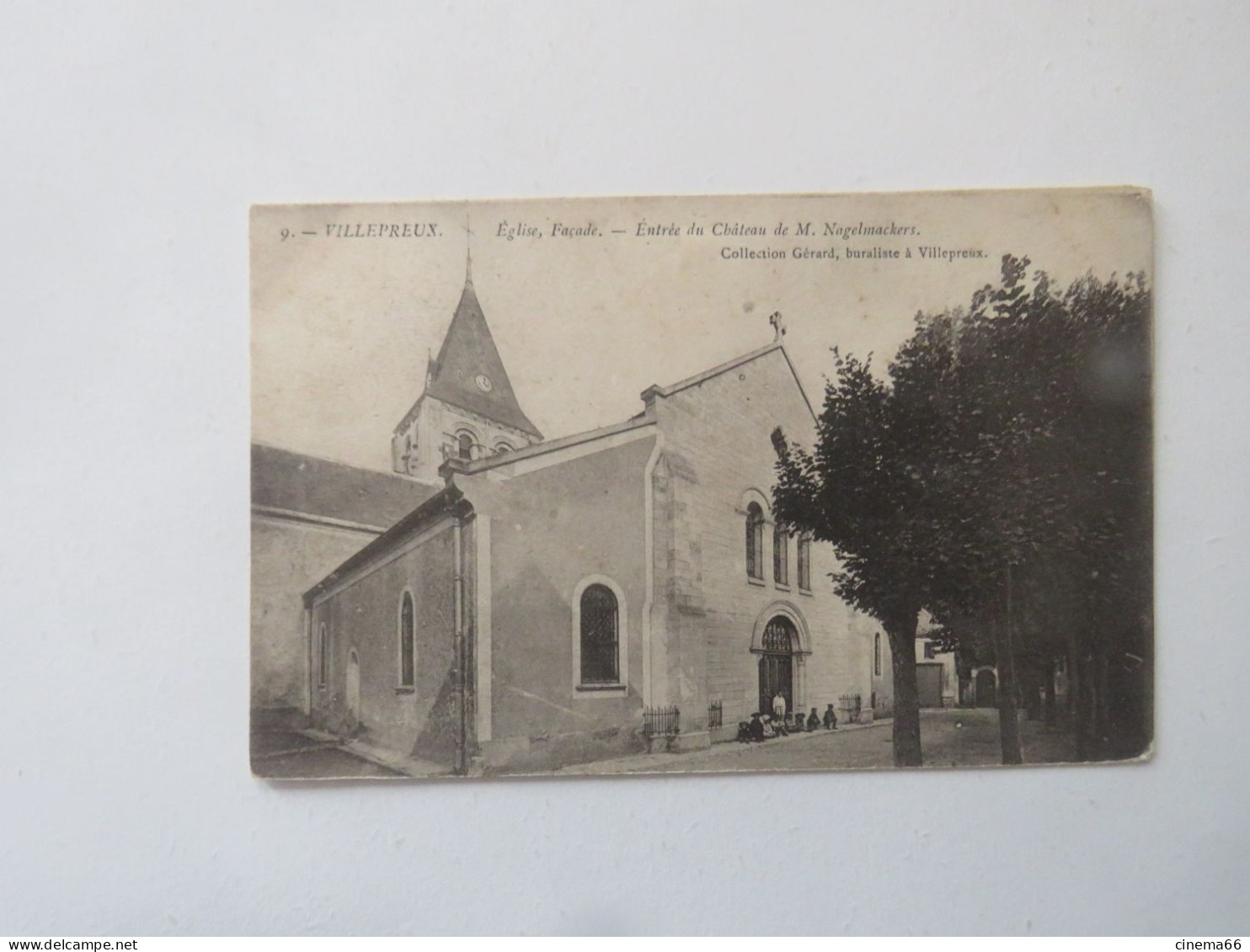 9 - VILLEREUX - Eglise, Façade - Entrée Du Château De M. Nadelmackers - Villepreux