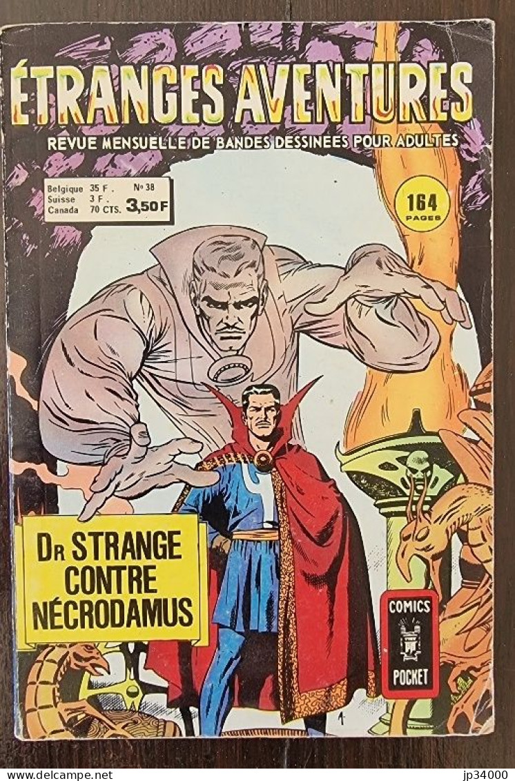 ETRANGES AVENTURES N°38. Dr Strange/ Publié En 1974. Comics Pocket-Aredit - Kleine Formaat