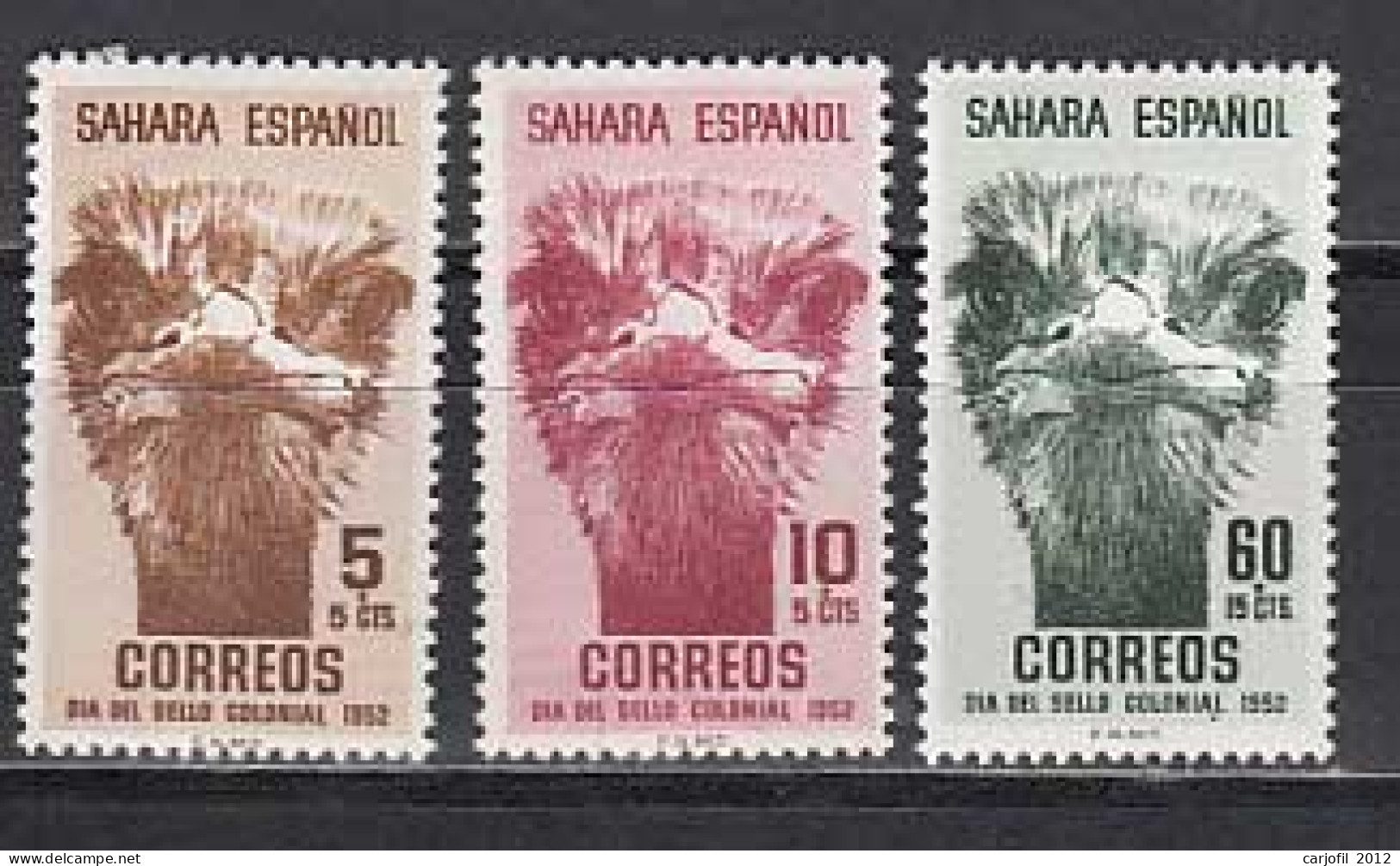 Sahara Correo 1952 Edifil 98/100 ** Mnh - Sahara Spagnolo