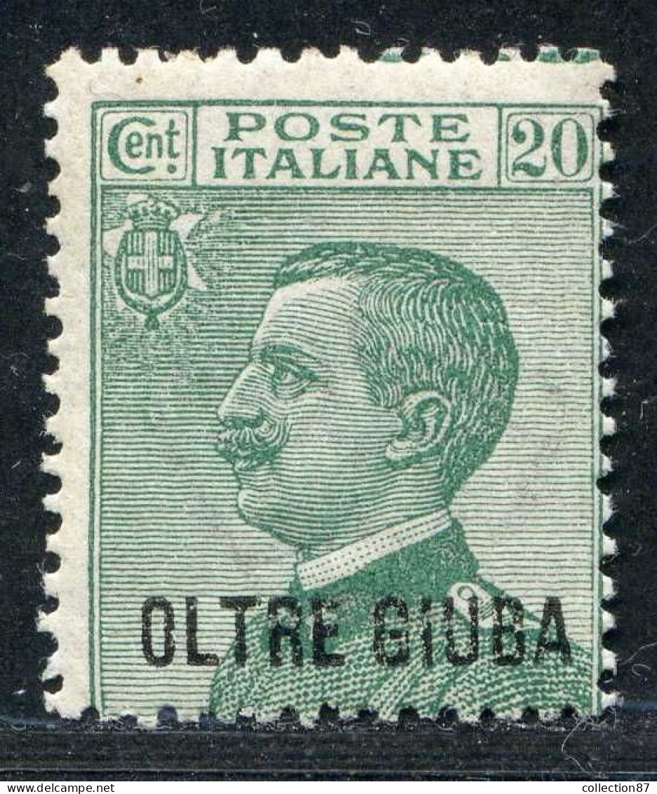 REF094 > ITALIE OLTRE GIUBA < Yv N° 16 * MH  * Dos Visible - Oltre Giuba