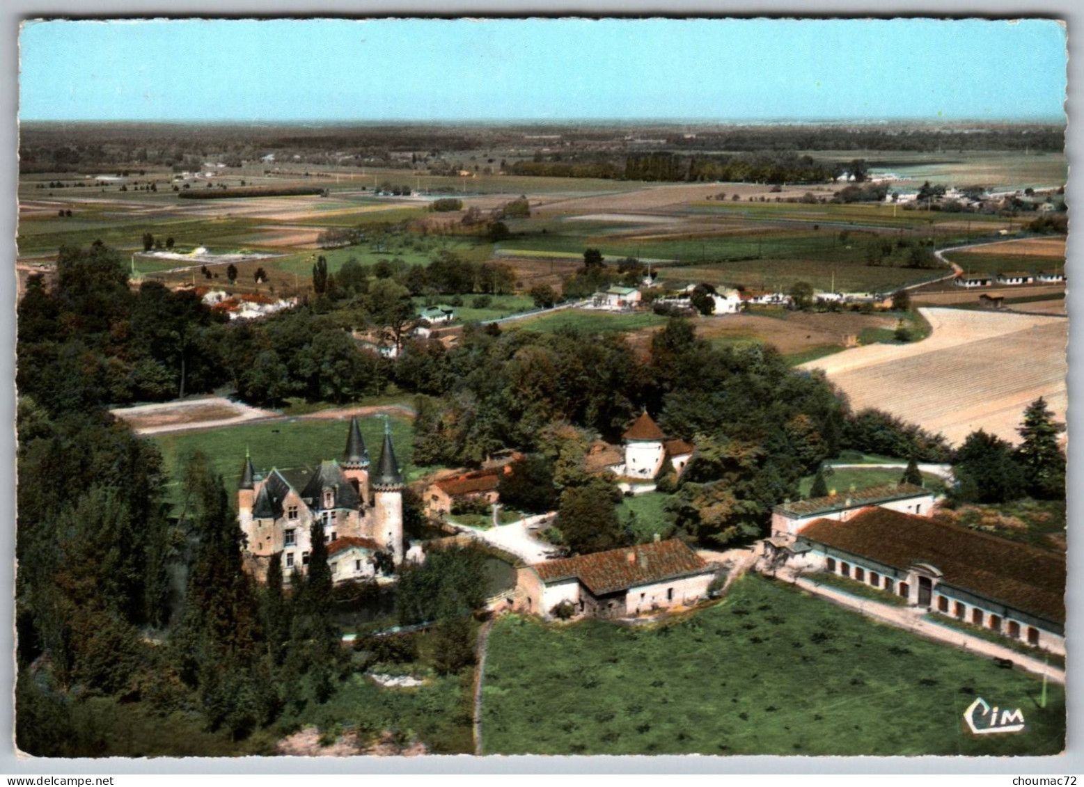 GF (33) 672, Ludon-Médoc, Combier 6-36 A, Le Château D'Agassac, Vue Aérienne - Andere & Zonder Classificatie