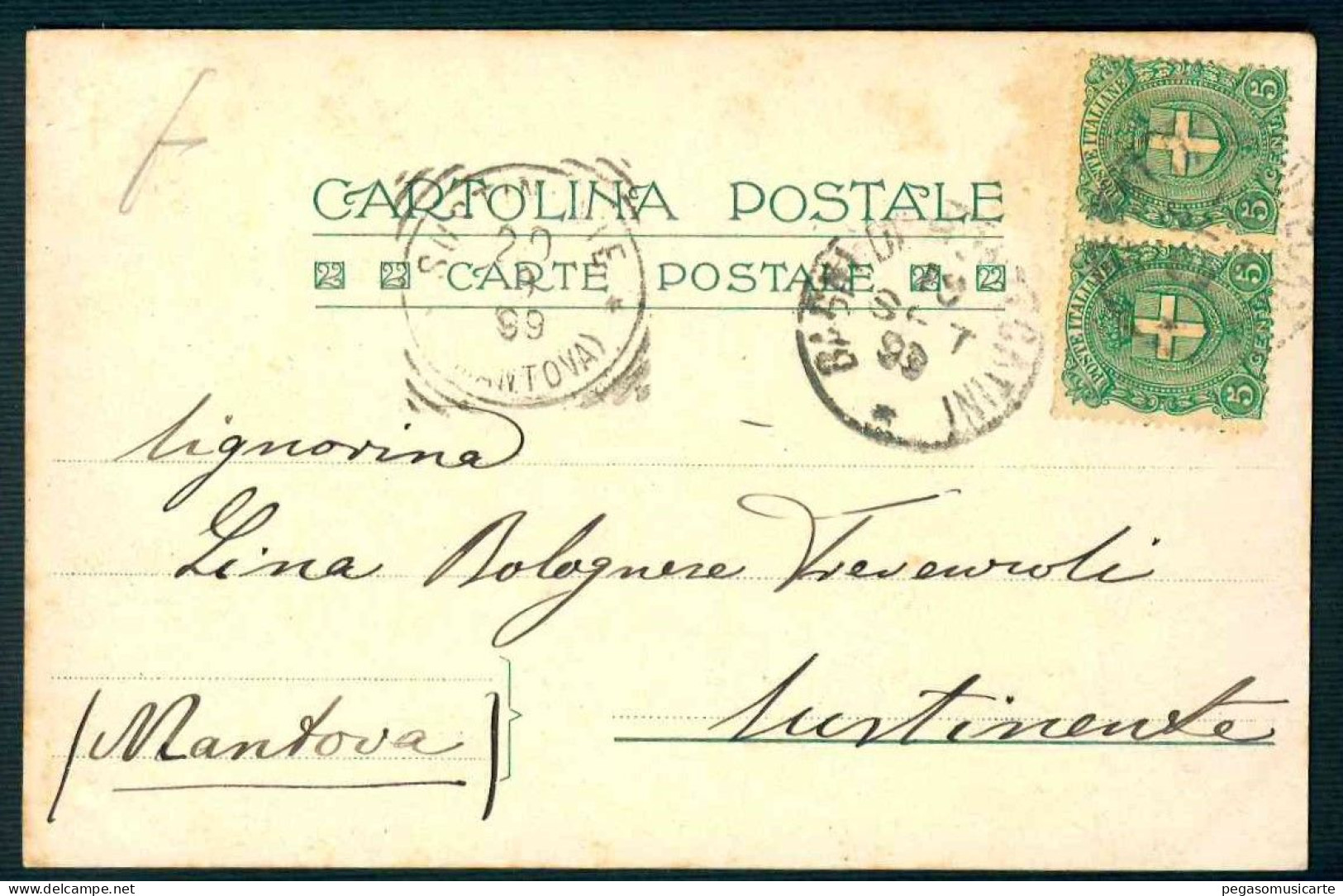 BK050 FUNICOLARE A MONTECATINI - REGIE TERME BAGNI DI MONTECATINI PISTOIA - 1899 STORIA POSTALE - Autres & Non Classés