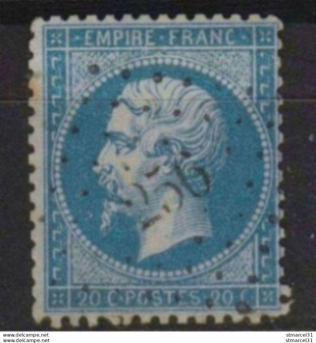 PCGC 256 Avallon Sur N°22 TBE Cote 30€ - 1862 Napoléon III.