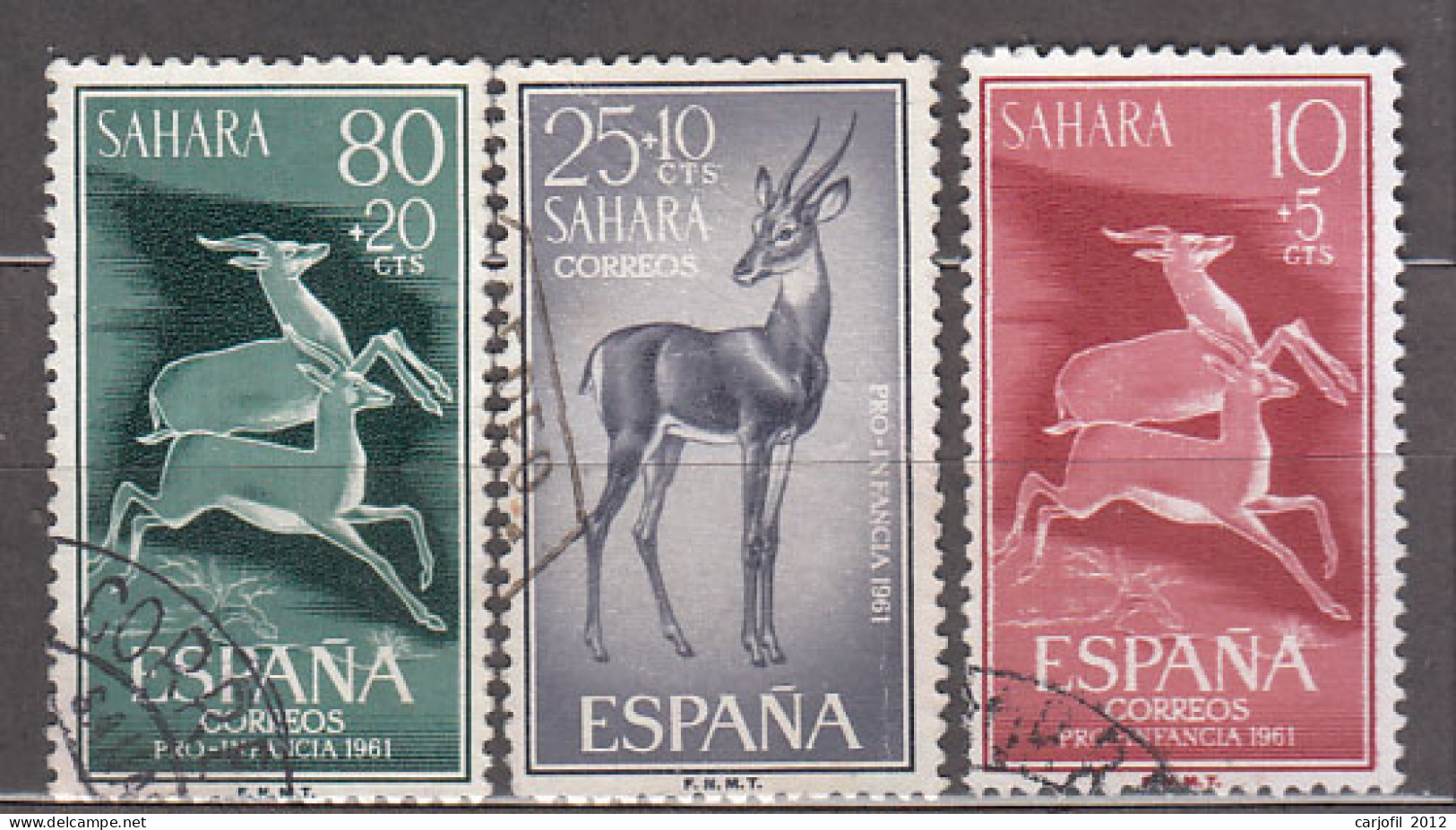 Sahara Correo 1961 Edifil 190/2 Usado - Sahara Spagnolo