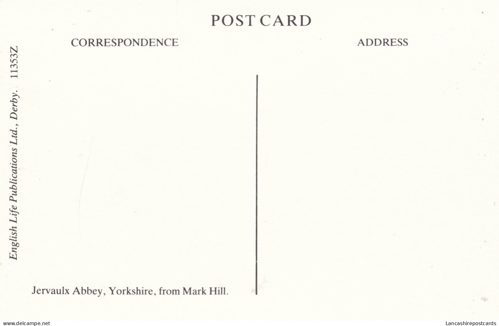 Postcard Jervaulx Abbey North Yorkshire My Ref B14936 - Autres & Non Classés