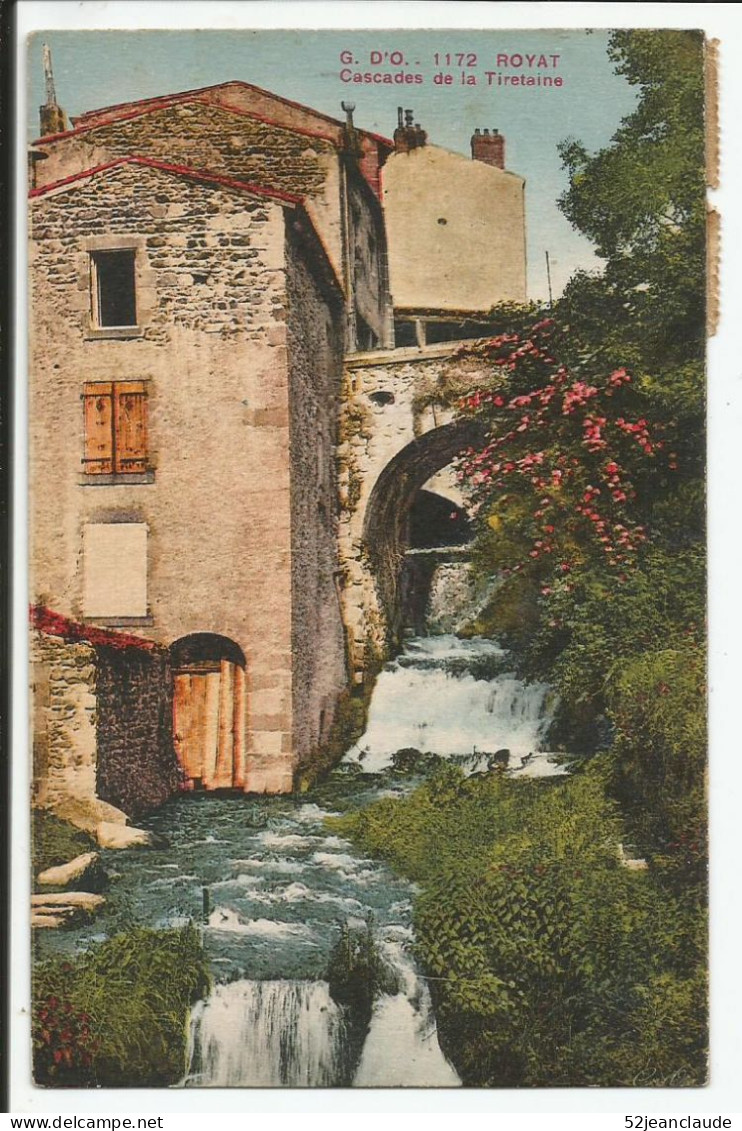 La Cascade De La Tiretaine    1943    N° 1172 - Royat