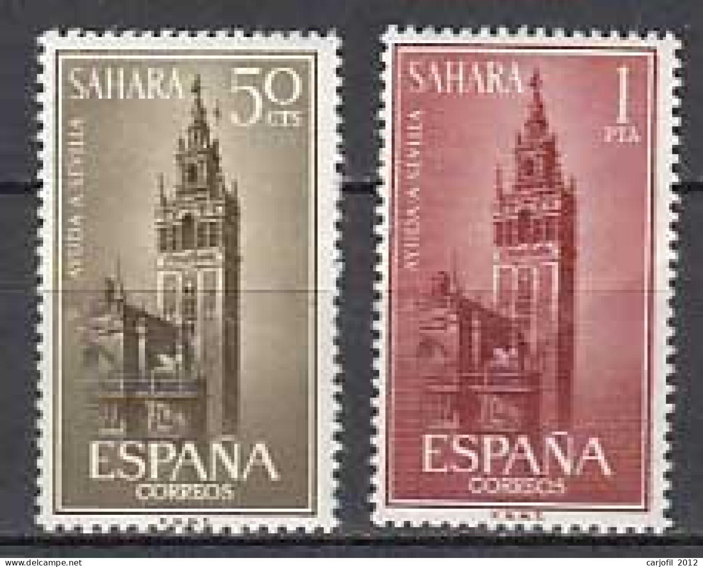 Sahara Correo 1963 Edifil 215/6 ** Mnh - Spanish Sahara