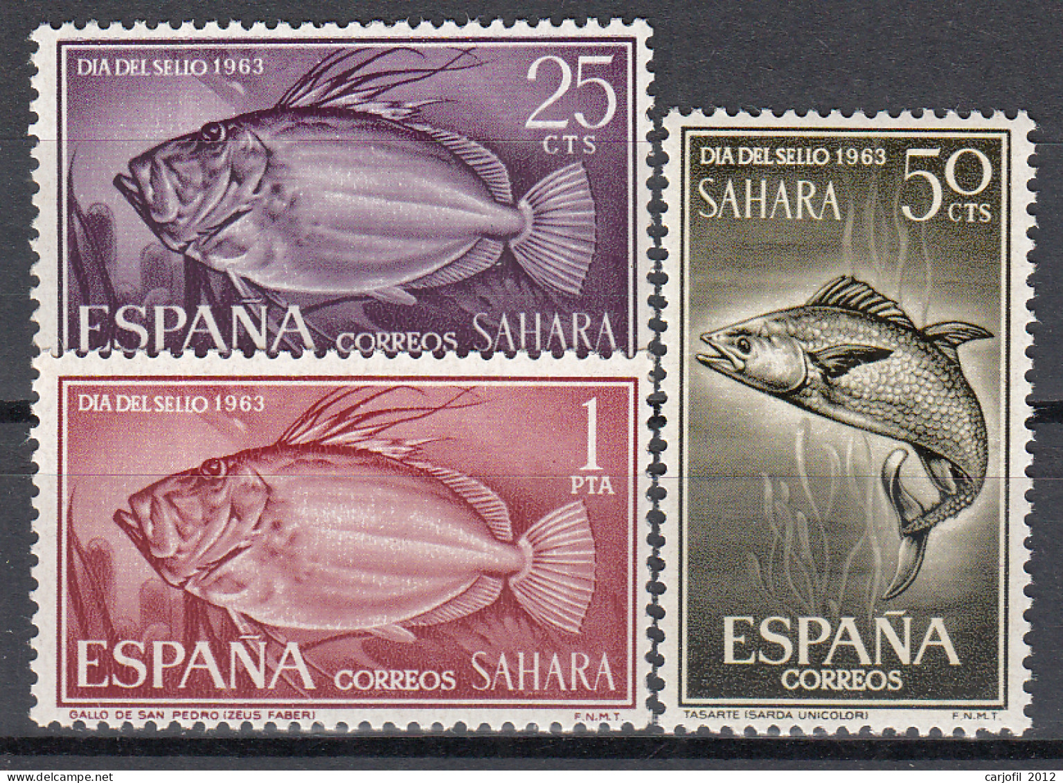 Sahara Correo 1963 Edifil 222/24 Usado - Spanish Sahara