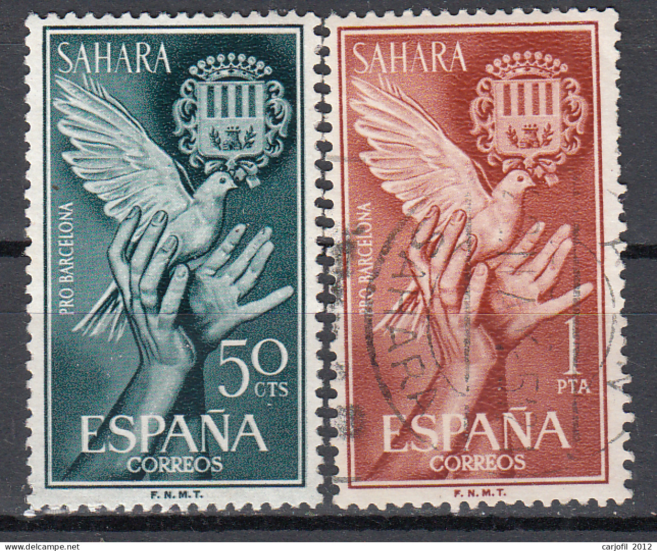 Sahara Correo 1963 Edifil 220/1 Usado - Sahara Spagnolo