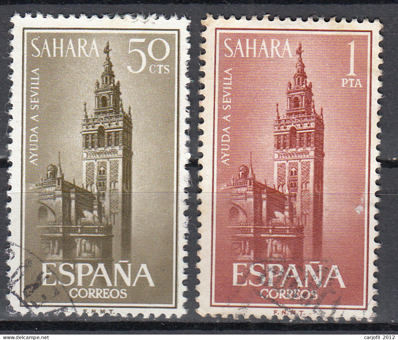 Sahara Correo 1963 Edifil 215/6 Usado - Sahara Spagnolo