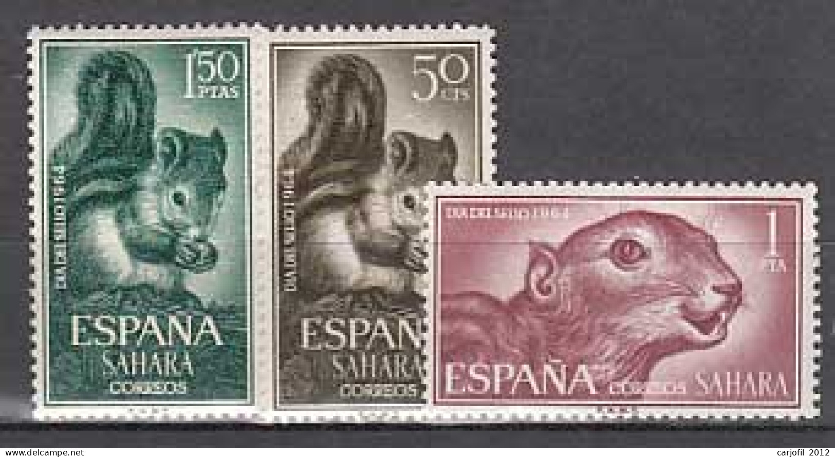 Sahara Correo 1964 Edifil 236/8 ** Mnh - Spanish Sahara