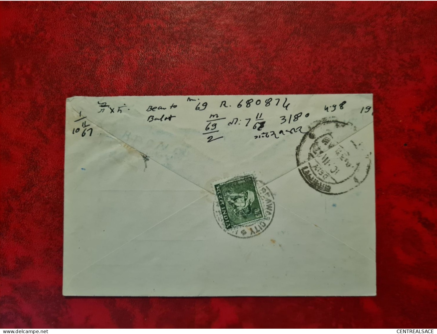 LETTRE   INDE BEAWAR ENTETE MAL MAHENDRA KUMAR POUR BALOTRA 1927 - Andere & Zonder Classificatie