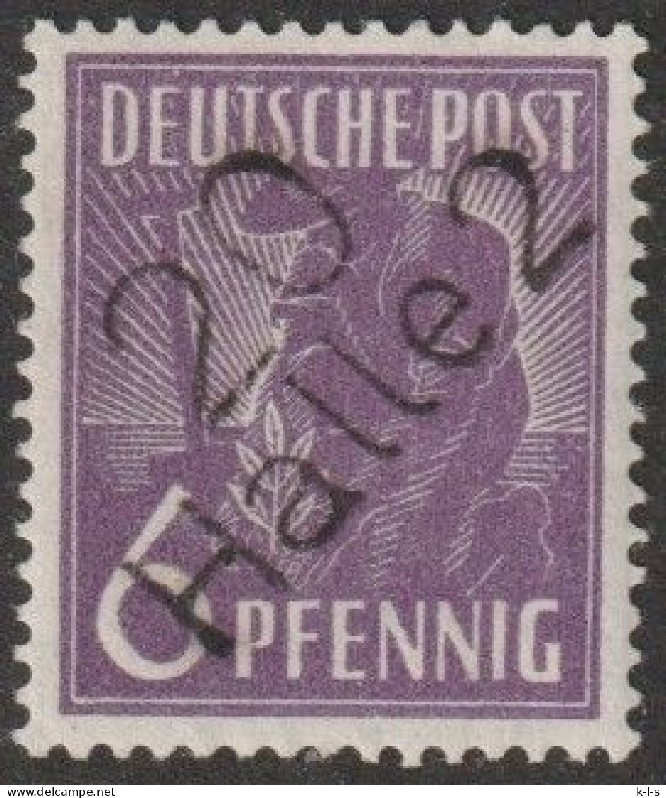 SBZ- Bezirkshand- Stempel, 1948, Mi. Nr. 167, 6 Pfg. Pflanzer, Bezirk 20 (OPD Halle 2)  **/MNH - Other & Unclassified