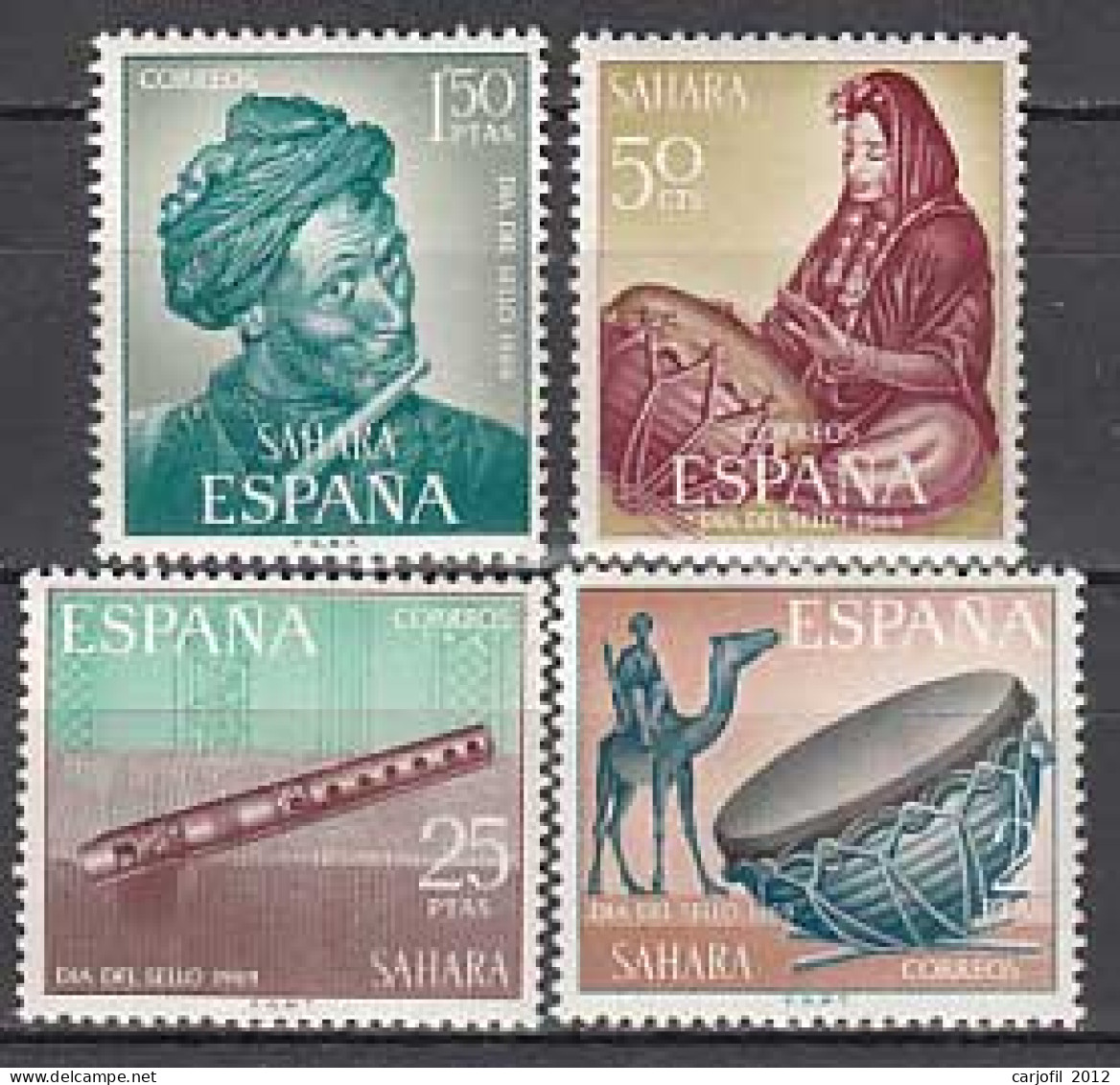 Sahara Correo 1969 Edifil 275/8 ** Mnh - Sahara Espagnol