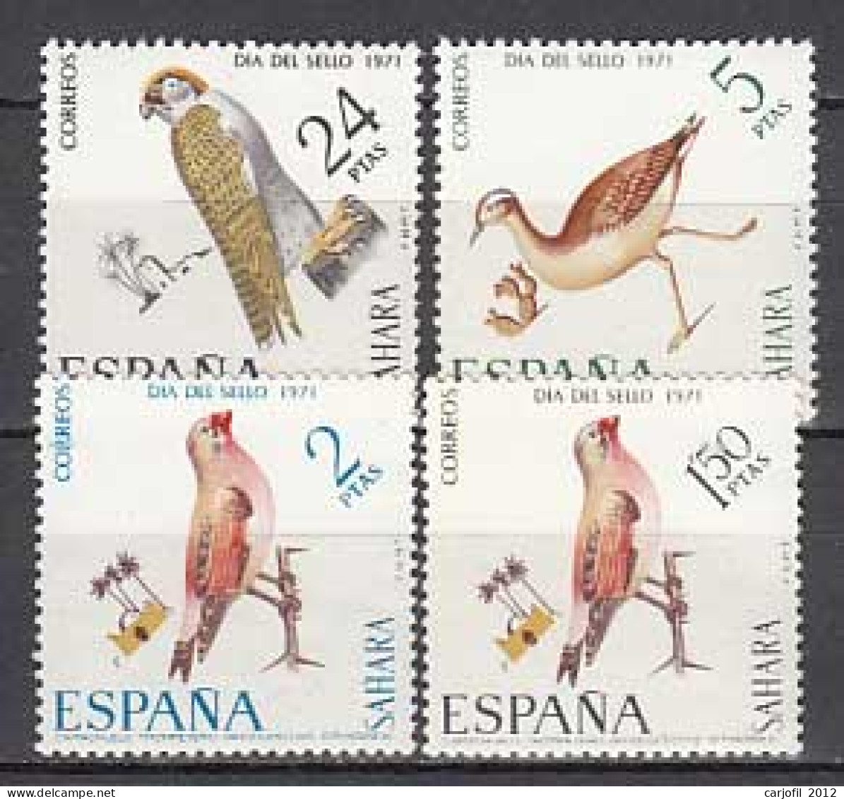 Sahara Correo 1971 Edifil 293/6 ** Mnh - Sahara Espagnol